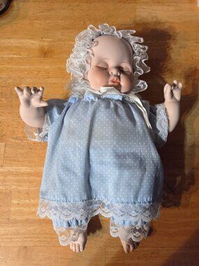 Vintage 1986 Nebraska State Fair Souvenir Porcelain Doll (Tarko Doll Co.)